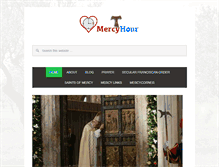 Tablet Screenshot of mercyhour.org